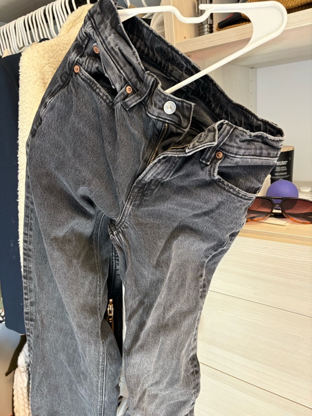 American Eagle Outfitters Black Wash Boot Cut Jeans